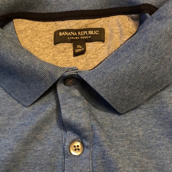 Men’s Polo Banana Republic Blue Size XLarge - Picture 2 of 3